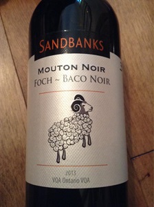 Sandbanks Mouton Noir Foch Baco Noir Mouton Noir Foch Baco Noir Foch Baco Noir 2013